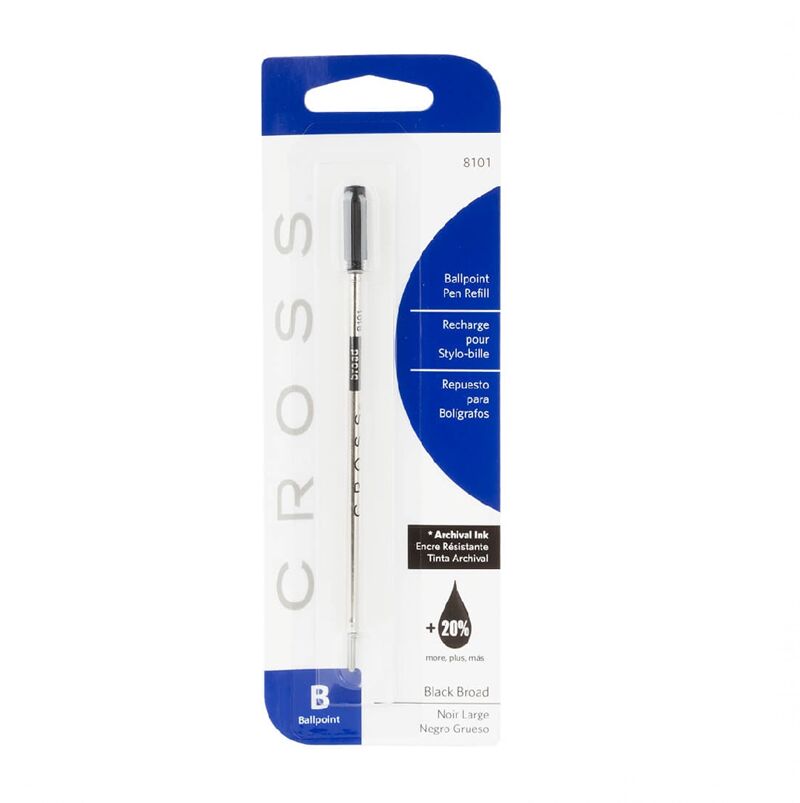 Cross 8101 Tükenmez Kalem Refili (siyah – Broad) 6 Lı Paket Tcnoo81016000a