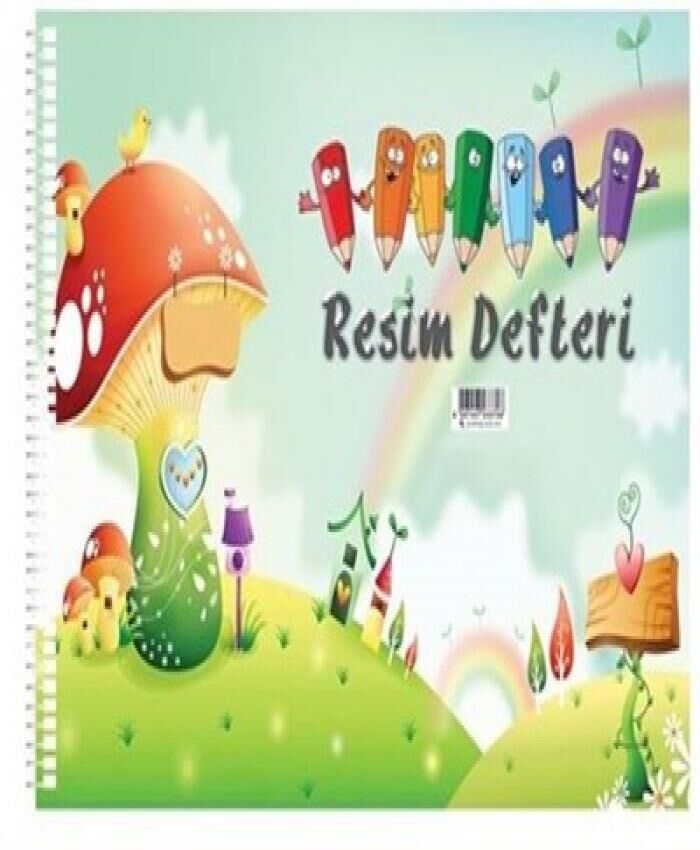 Gürpaş Resim Defteri Aynalı 25x35 Cm 15 Ypr Spiralli 33708