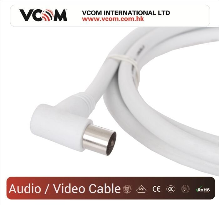 Vcom Cv601r 1.5mt Analog Beyaz Tv Kablosu