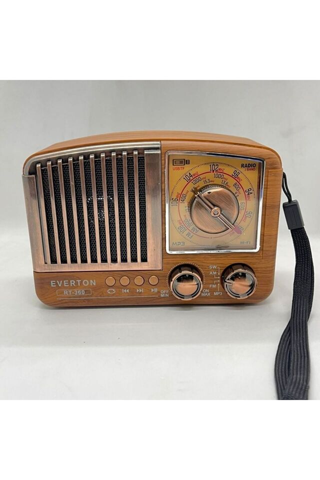 Everton Rt-360 Bluetooth Usb-sd-fm Nostaljik Radyo Şarjlı