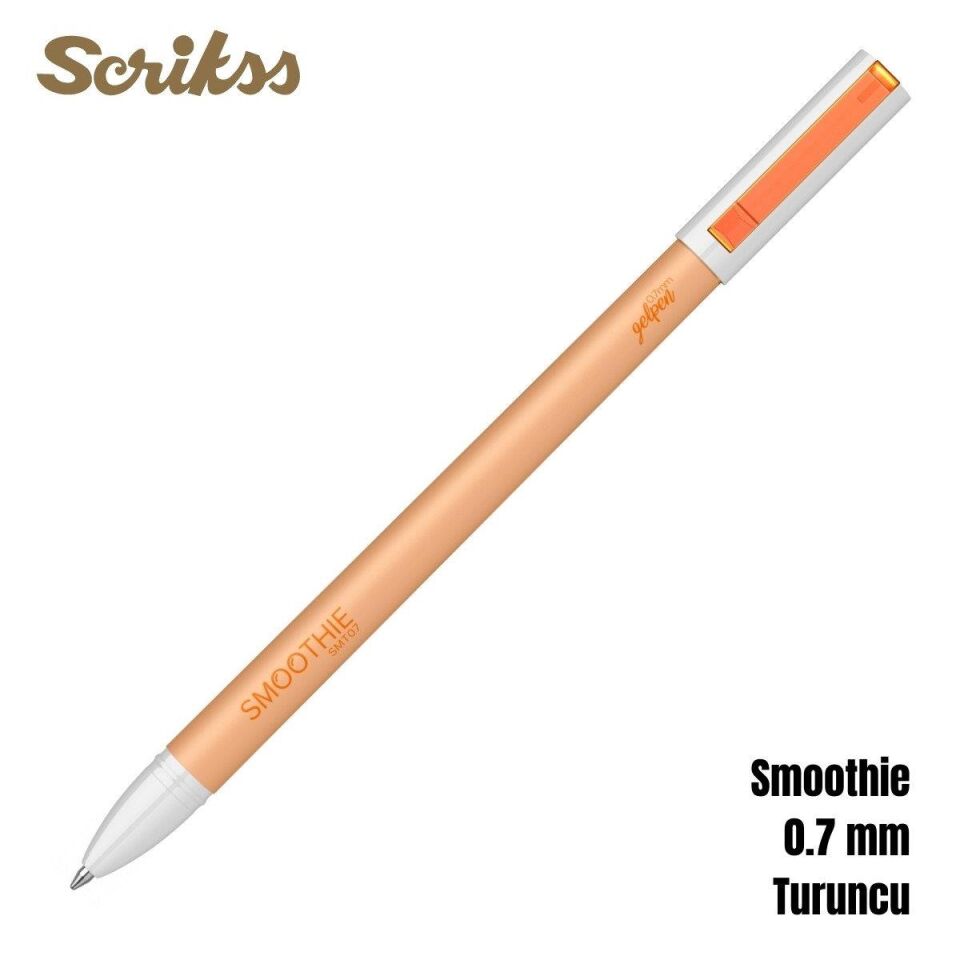 Scrikss Office Tükenmez Kalem 0,7 Mm Gel Smoothıe Turuncu T00sdcc7sjp10a
