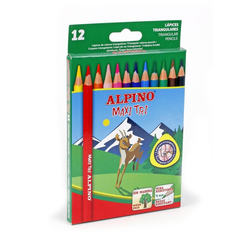 Alpino Kuru Boya 12'li Maxı Trı Al-2133