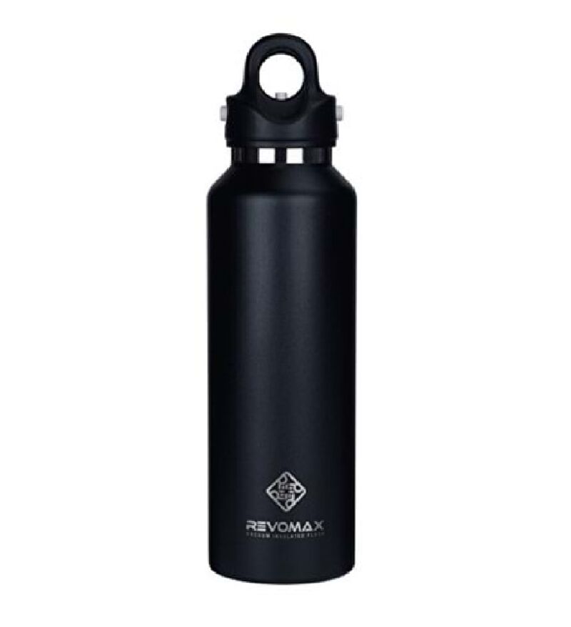 Vagonlife Revomax Paslanmaz Çelik 592 Ml Matara Siyah 20 Oz