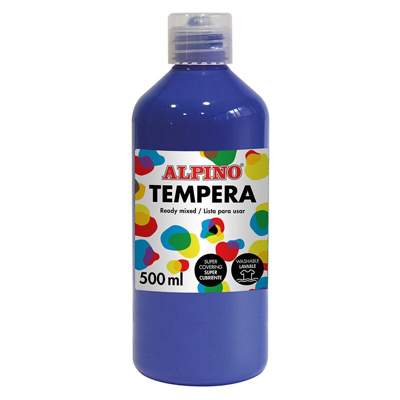 Alpino Sulu Boya 500 Ml Tempera Koyu Mavi Dm-010181