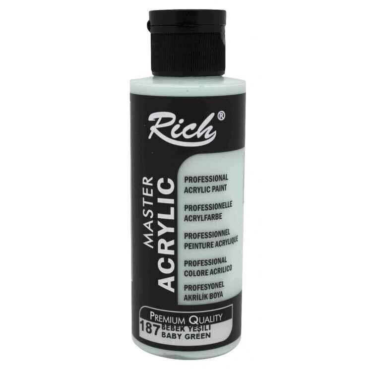 Rich Master Akrilik Boya 120 Cc Bebek Yeşil Akr-120-187