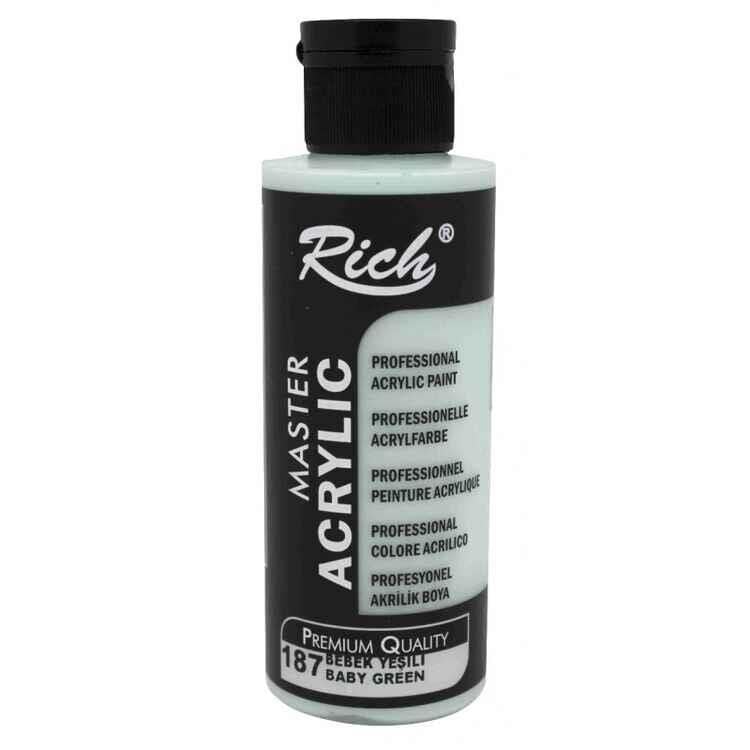 Rich Master Akrilik Boya 120 Cc Bebek Yeşil Akr-120-187
