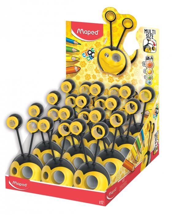 Maped Croc Croc Çift Delikli-4 Çaplı Kalemtraş 017811