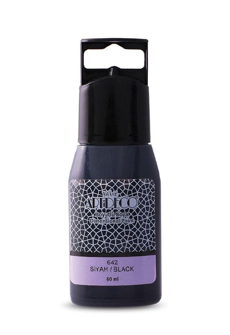 Artdeco Boyutlu Boya 60ml Siyah 642 Lv-y-042c-642