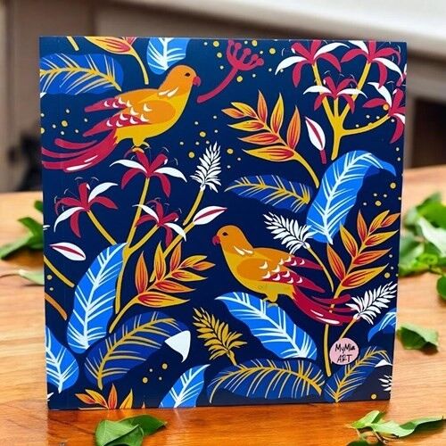 Melimelek My Hana Art Mika Kenar Baskılı Çizgili Defter 14,5*14,5 Mıa-014