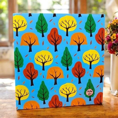 Melimelek My Kayi Art Mika Kenar Baskılı Çizgili Defter 14,5*14,5 Mıa-014