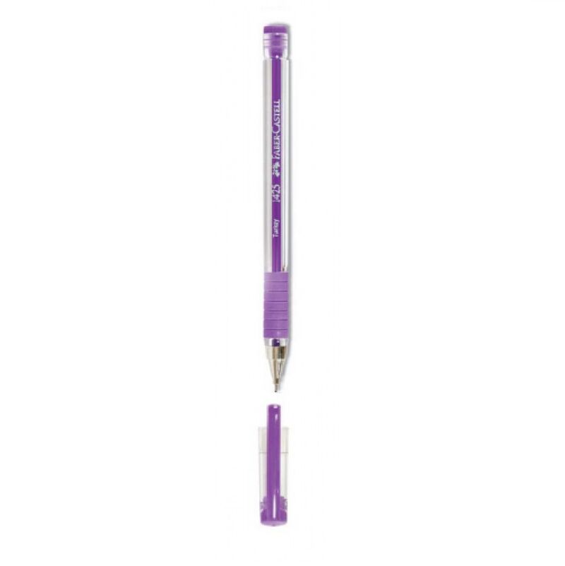 Faber Castell Tükenmez Kalem 0,7 Mm 1425 İğne Uçlu Lila 10167